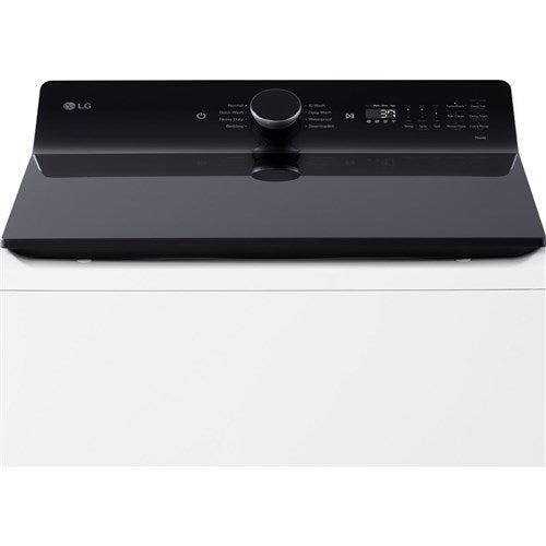 LG - 5.5 CF Top Load Washer, TurboWash 3D, Wi-Fi, Easy Unload, Agitator - WT8405CW