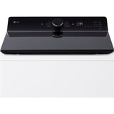 LG - 5.5 CF Top Load Washer, TurboWash 3D, Wi-Fi, Easy Unload, Agitator - WT8405CW