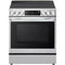 LG - 6.3 CF Electric Single Oven Slide-In Range, Instaview, Air Fry, ThingQ - LSEL6335FE