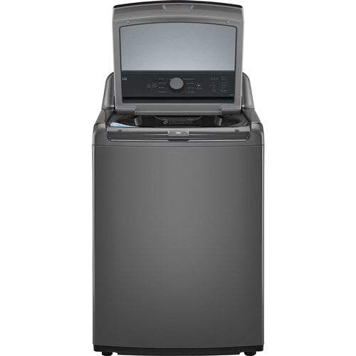 LG - 4.1 CF Ultra Large Capacity Top Load Washer, Agitator - WT6105CM