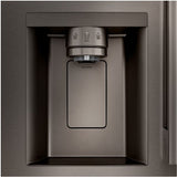 LG - 25 CF Standard Depth Max French Door with Dual Handle, 33 Wide, Dual Ice - LF25H6330D