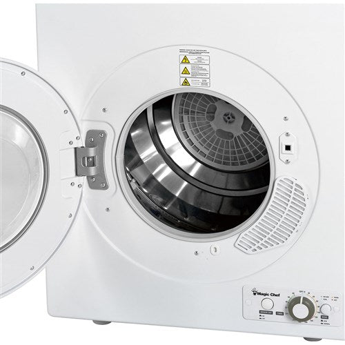 Magic Chef - 2.6 Cu Ft Compact Dryer - MCSDRY1S