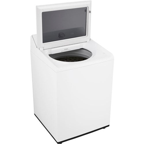 LG - 4.8 CF Top Load Agitator Washer, TurboWash3D, Wi-Fi, Easy Unload - WT8205CW