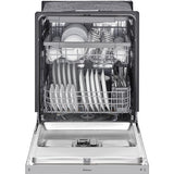 LG - 24" Front Control Dishwasher, 48 dBA, QuadWash, EasyRack Plus, 3rd Rack - LDFN4542S