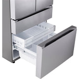 LG - 30 CF 4-Door French Door Refrigerator, Full Convert Drawer,Pocket Handle - LF30S8210S