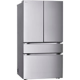 LG - 30 CF 4-Door French Door Refrigerator, Full Convert Drawer,Pocket Handle - LF30S8210S