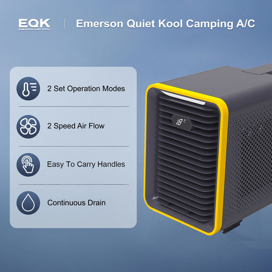 Emerson Quiet - 1300 BTU Portable Camping Air Conditioner - EAP02