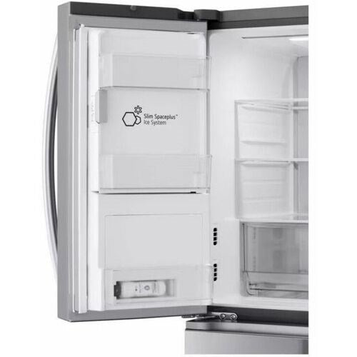 LG - 25 CF Counter Depth Max French Door with Dual Handle, Convertible Drawer - LF25G8330S