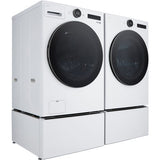 LG - 4.5 CF Front Load Washer (WM5500HWA) & 7.4 CF Electric Dryer (DLEX5500W) - WM5500HWA-E-KIT