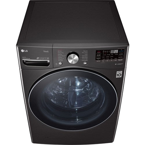 LG - 5.0 CF Front Load Washer (WM4200HBA) & 7.4 CF Electric Dryer (DLEX4200B) - WM4200HBA-E-KIT