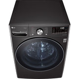 LG - 5.0 CF Front Load Washer (WM4200HBA) & 7.4 CF Electric Dryer (DLEX4200B) - WM4200HBA-E-KIT
