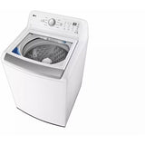 LG - 4.8 Top Load Washer (WT7155CW) & 7.3 CF Gas Dryer (DLG7151W) - WT7155CW-G-KIT