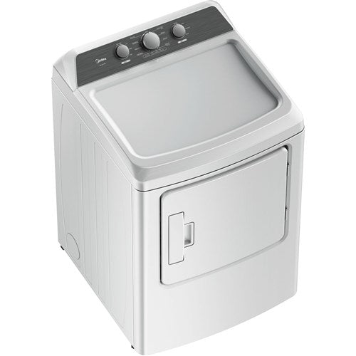 Midea - 7.0 CF Electric Dryer, Sensor Dry - MLTE41N1BWW