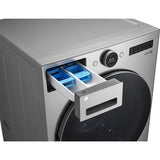 LG - 4.5 CF Ultra Large Capacity Front Load Washer with AIDD, Steam, Wi-Fi - WM5500HVA