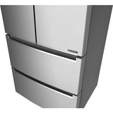 LG - 19 CF 4-Door Counter Depth French Door Refrigerator, 33" - LRMNC1803S