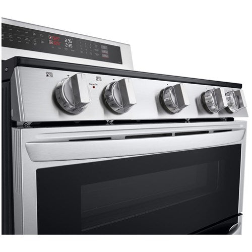 LG - 7.3 CF / 30" Double Electric Range, ProBake Convection, Air Sious Vide - LDEL7324SE