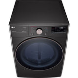 LG - 4.5 CF Front Load Washer (WM4000HBA) & 7.4 CF Electric Dryer (DLEX4000B) - WM4000HBA-E-KIT