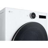 LG - 7.4 CF Ultra Large Capacity Gas Dryer w/ Sensor Dry, TurboSteam, Wi-Fi - DLGX5501W