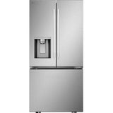 LG - 25 CF Standard Depth Max French Door with Dual Handle, 33 Wide, Dual Ice - LF25H6330S