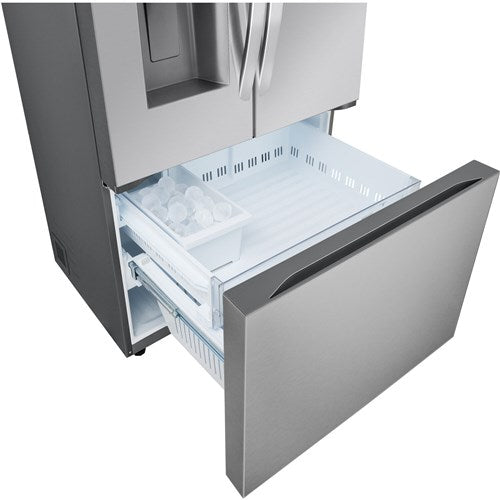 LG - 26cu.ft. Counter Depth MAX, Dual Ice maker with Craft ice, I+W Dispenser - LRRXC2606S