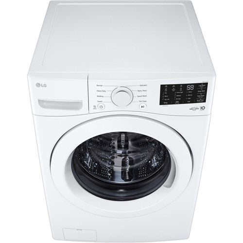 LG - 5.0 CF Ultra Large Capacity Front Load Washer with ColdWash, NFC Tag On - WM3470CW