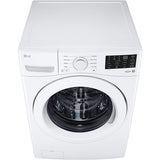 LG - 5.0 CF Ultra Large Capacity Front Load Washer with ColdWash, NFC Tag On - WM3470CW