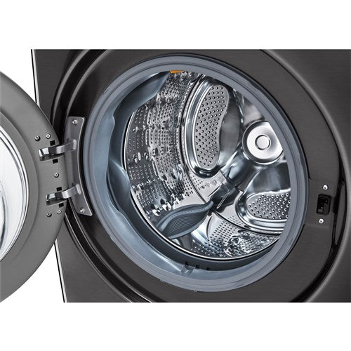 LG - 4.5 CF Front Load Washer (WM4000HBA) & 7.4 CF Gas Dryer (DLGX4001B) - WM4000HBA-G-KIT