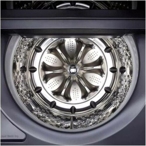 LG - 5.5 CF Top Load Washer,LCD Digital Dial Control,TurboWash3D,Easy Unload - WT8600CB