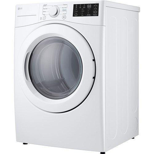 LG - 7.4 CF Ultra Large Capacity Electric Dryer with Sensor Dry, NFC Tag On - DLE3470W