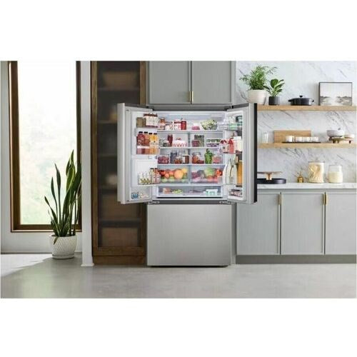 LG - 25 CF Counter Depth Max InstaView DID French Door with Dual Ice - LF26C6360S