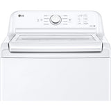 LG - 4.1 CF Ultra Large Capacity Top Load Washer, Agitator - WT6105CW
