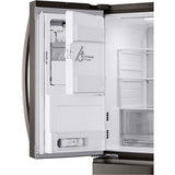 LG - 29 CF 4-Door French Door Refrigerator, Full Convert Drawer, Dual Handle - LF29H8330D