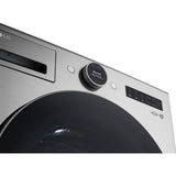 LG - 4.5 CF Ultra Large Capacity Front Load Washer with AIDD, Steam, Wi-Fi - WM5500HVA