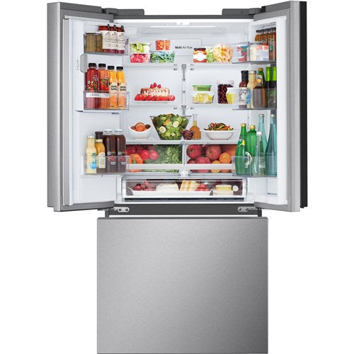 LG - 31 CF Standard Depth Max 3 Door Ref,InstaView DID,Dual Ice,Pocket Handle - LF25S6560S