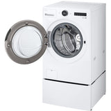 LG - 4.5 CF Ultra Large Capacity Front Load Washer with AIDD, Steam, Wi-Fi - WM5500HWA