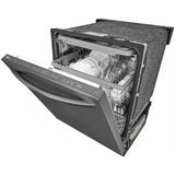 LG - 24" Top Control Dishwasher, 46dB, Smart Wi-Fi, QuadWash Pro, 3rd Rack - LDTH5554D