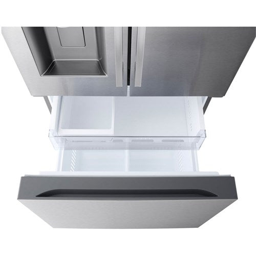 LG - 25 CF Standard Depth Max French Door with Dual Handle, 33 Wide, Dual Ice - LF25H6330S