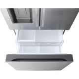 LG - 25 CF Standard Depth Max French Door with Dual Handle, 33 Wide, Dual Ice - LF25H6330S