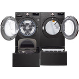 LG - 4.5 CF Front Load Washer (WM4000HBA) & 7.4 CF Electric Dryer (DLEX4000B) - WM4000HBA-E-KIT