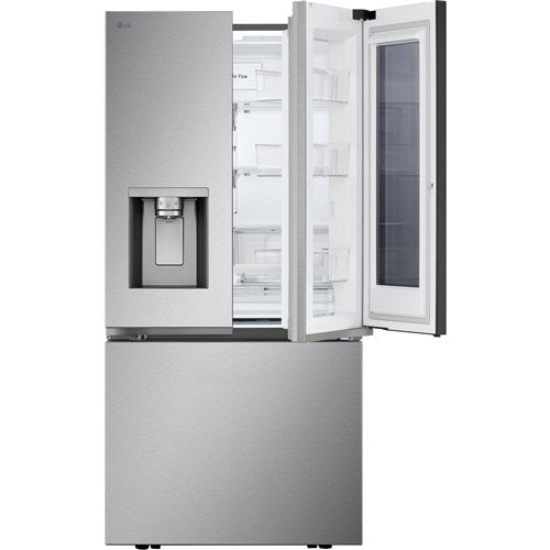 LG - 31 CF Standard Depth Max 3 Door Ref,InstaView DID,Dual Ice,Pocket Handle - LF25S6560S