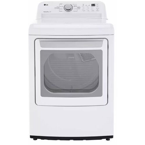 LG - 4.8 Top Load Washer (WT7155CW) & 7.3 CF Electric Dryer (DLE7150W) - WT7155CW-E-KIT
