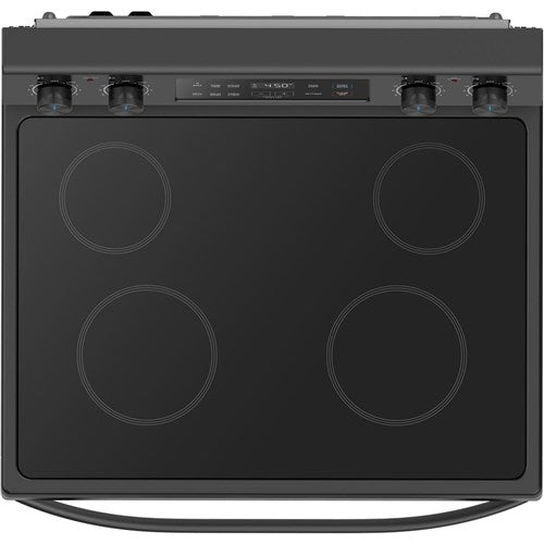 Midea - 30" Electric Range with Steam Clean - MER30S2ABB