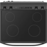 Midea - 30" Electric Range with Steam Clean - MER30S2ABB