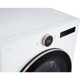 LG - 7.4 CF Ultra Large Capacity Gas Dryer w/ Sensor Dry, TurboSteam, Wi-Fi - DLGX6501W