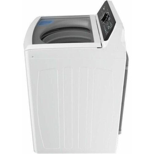 Midea - 4.4 CF Top Load Washer, Agitator, Stainless Tub - MLTW44A4BWW