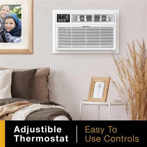 Arctic Wind - 12,000 BTU (DOE) 230-Volt Through-The-Wall Air Conditioner Cools 550 sq. ft. with Heater with Remote in White | WHAT122-HAW