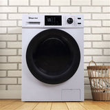 Magic Chef - 2.7 Cu Ft Washer Dryer Combo - White - MCSCWD27W5