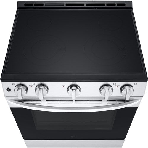 LG - 6.3 CF Electric Slide In Range, Non-Convection - LSEL6330S