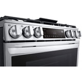 LG - 6.3 CF Dual Fuel Slide-In Range, ProBake Convection InstaView, Air Fry - LSDL6336F