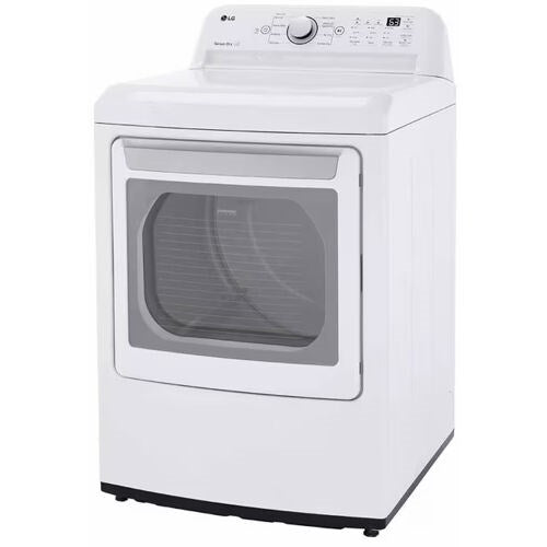 LG - 4.8 Top Load Washer (WT7155CW) & 7.3 CF Electric Dryer (DLE7150W) - WT7155CW-E-KIT